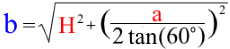 формула площади полной поверхности правильной треугольной пирамиды через ребро основания и высоту боковой грани (апофема)