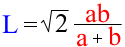 Формула длины биссектрисы в прямоугольном треугольнике через катеты