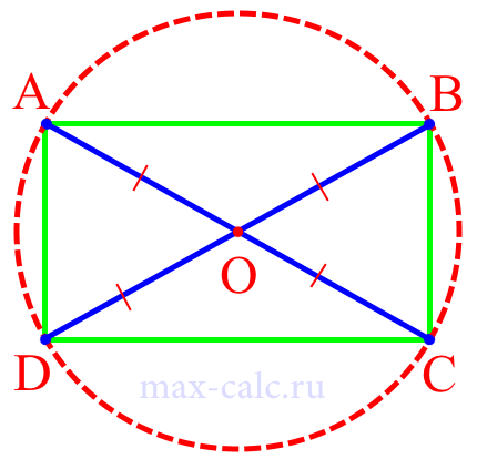 Диагональ прямоугольника